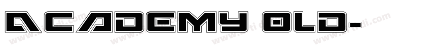 Academy Old字体转换